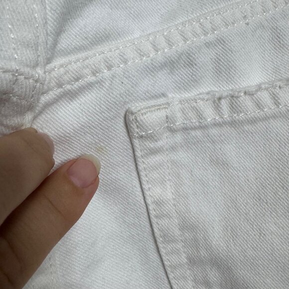 WE THE FREE x free people maggie mid rise straight jeans in white size 31 - Picture 9 of 11